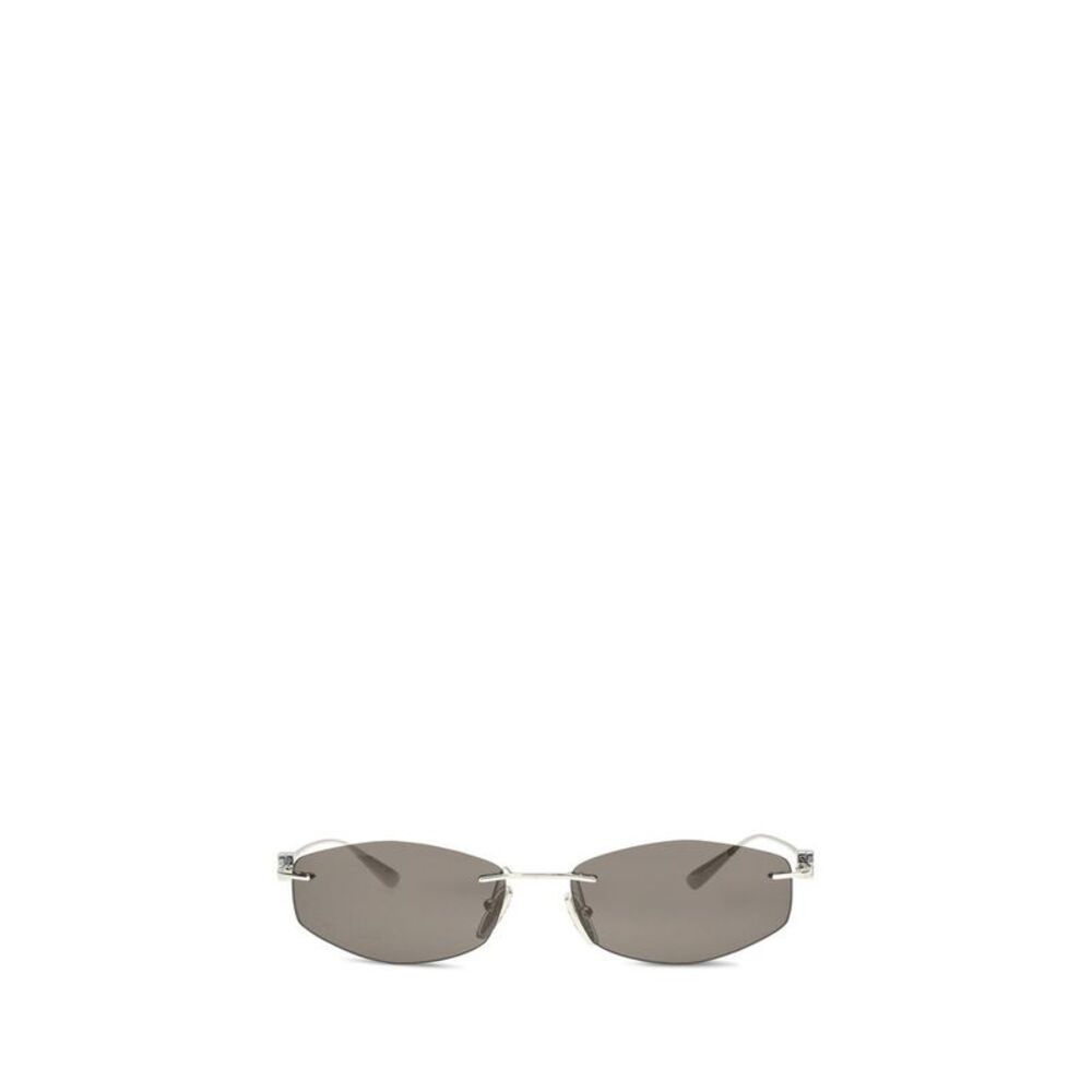 Balenciaga Silver Metal Men's Sunglasses